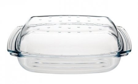 Кастрюля из жаропрочного стекла с крышкой Termisil 5.1 л 34х21 см (PNGP510A)