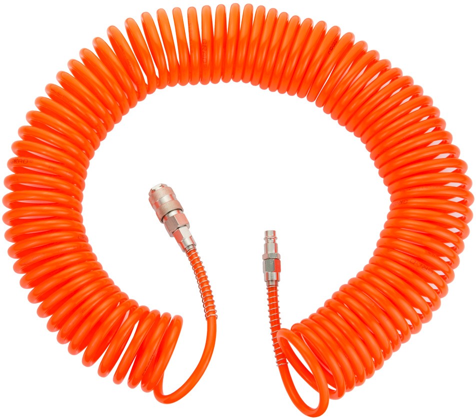 Шланг спиральный Grad PЕ 15м 5.5×8 мм (7011335)