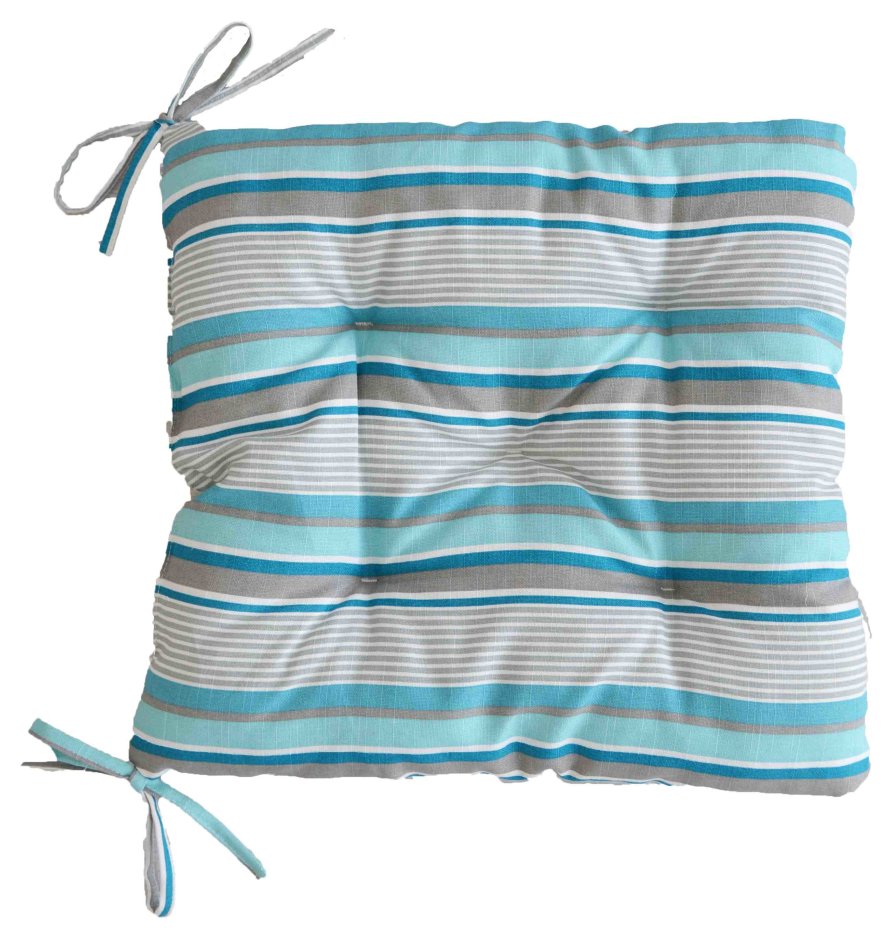 Подушка для стула Прованс Allure blue Полоска 40х40 см Синее (.008082)