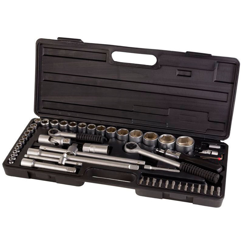 Набор насадок торцевых Sigma ¼ ½ и аксессуары 51шт (кейс) (6003101)