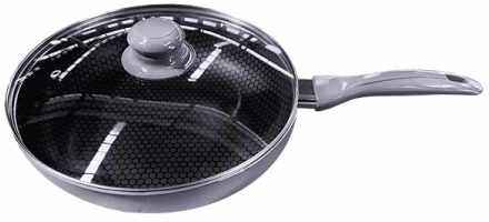 Сковорода Maestro Rainbow 28 см с крышкой (MR-1202-28New)