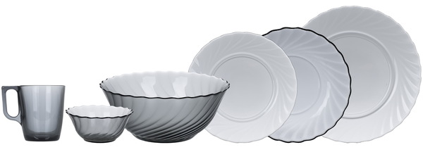 Сервиз столовый Luminarc Trianon Graphite 31 предмет (N5756)