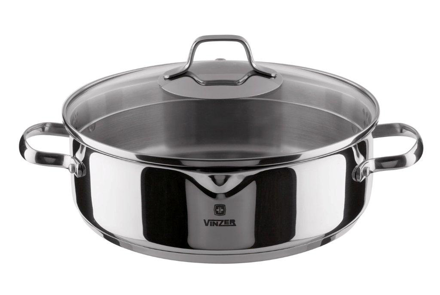 Кастрюля Vinzer для тушения Allegro series 24 см (89174)