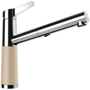 Кухонный смеситель Schock SC510 Moonstone-22 хром/лунный камень (55412022)