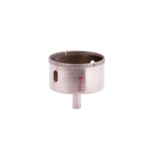 Коронка трубчатая Intertool по стеклу и керамике 55мм (SD-0370)