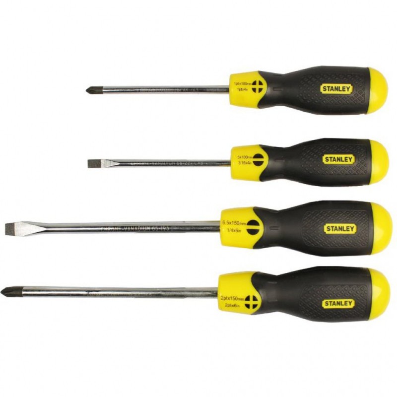Набор отверток Stanley Cushion Grip 4 шт (0-65-013)