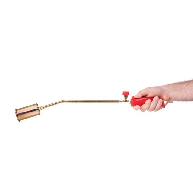 Горелка газовая Intertool с регулятором 595мм, сопло 110мм, D45мм (GB-0040)