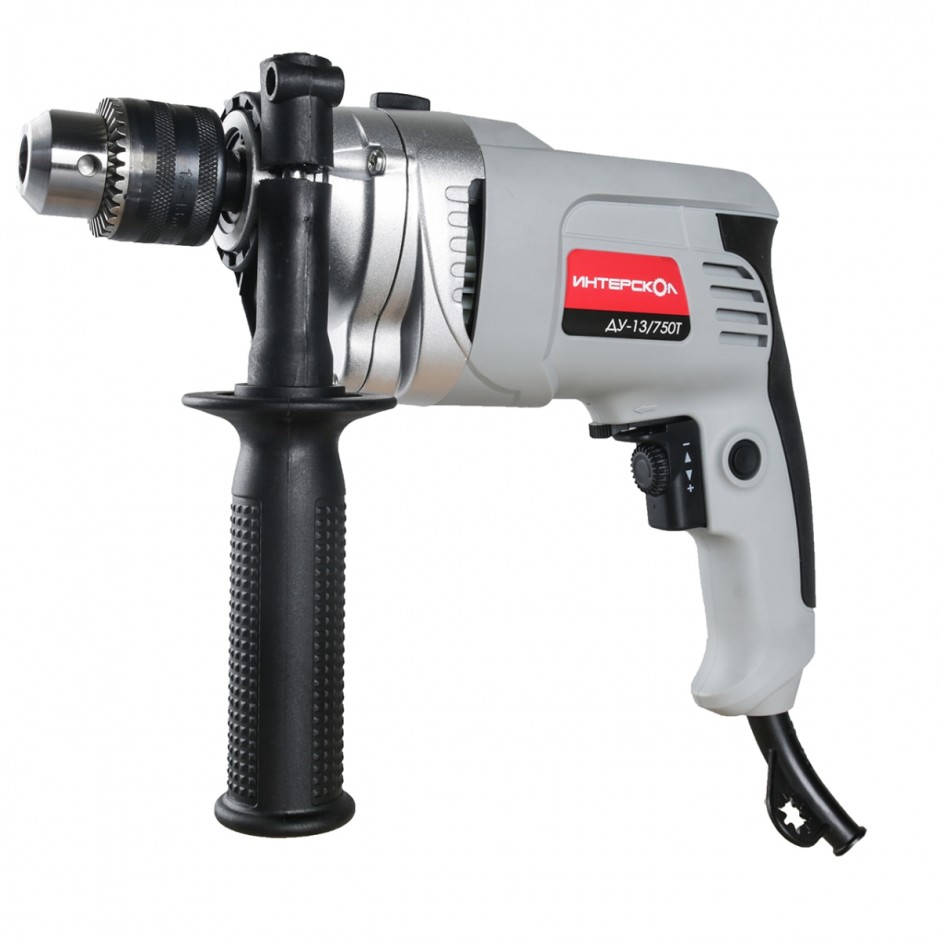Дрель ударная Интерскол ДУ-13/750 ЭР