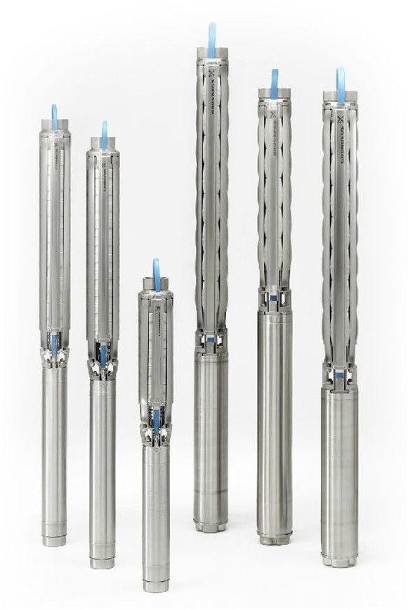 Насос для скважины Grundfos SP5A-25 2.2KW 3x380-415B (05001K25)