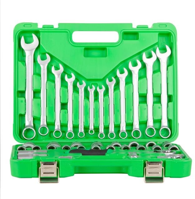 Набор инструментов Intertool 38 едениц 1/2" Cr-V (ET-6038SP)