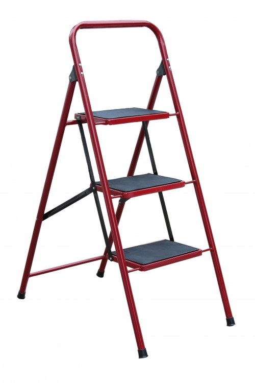 Стремянка металлическая Mastertool Семья 3 ступени с ковриком (79-1033)