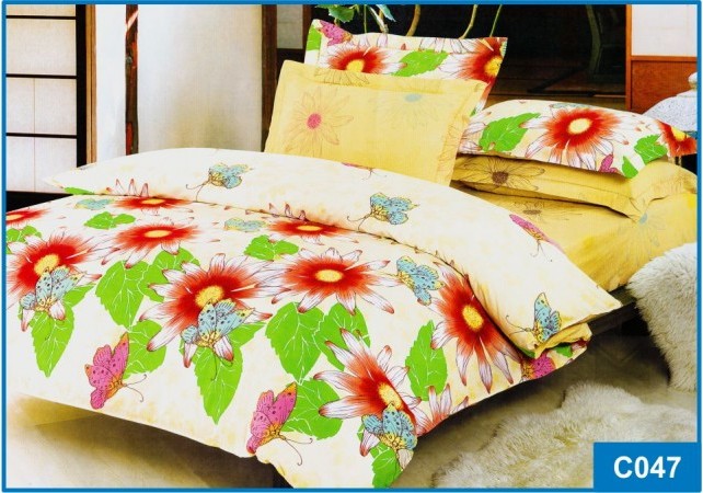 Постельное белье Leleka-Textile Сатин 150х210х2 Желтое Семейное
