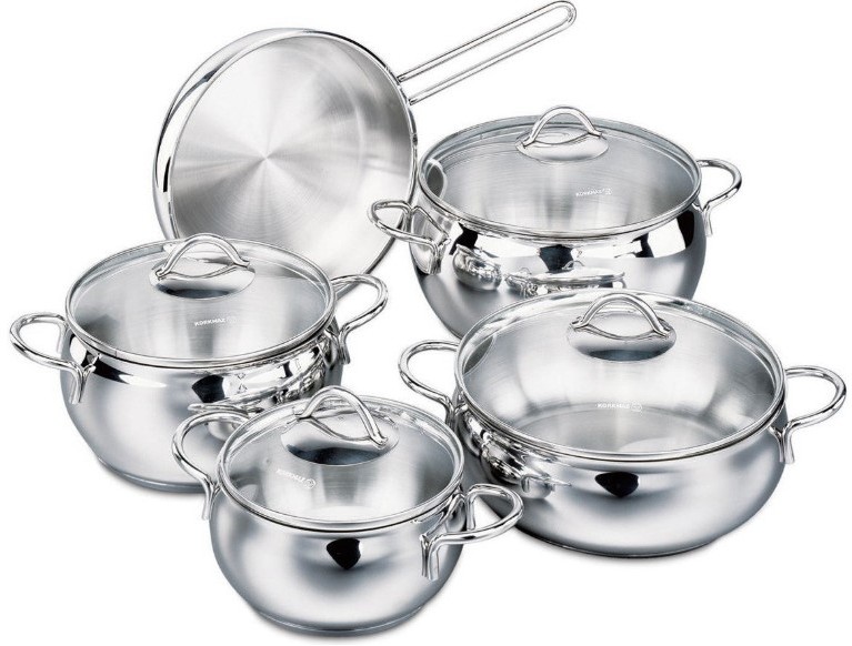 Набор посуды Korkmaz Tombik 9 предметов A1800