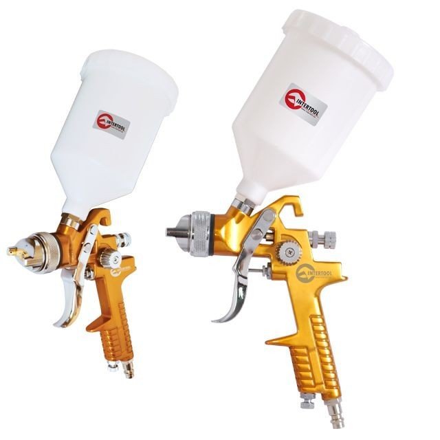 Краскораспылитель Intertool HVLP BRONZE PROF 1.5мм, 600мл (PT-0110)