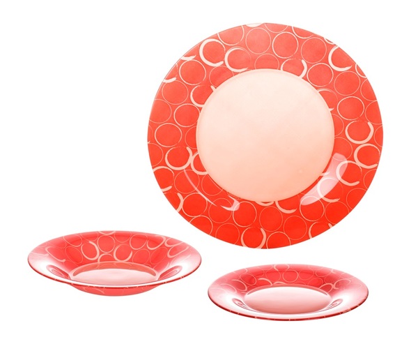 Сервиз столовый Luminarc Soffici Carmin 18 предметов (J8819)