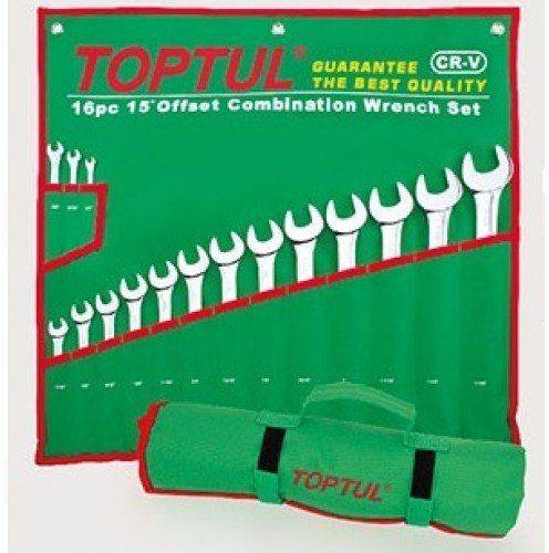 Набор ключей комбинированных Toptul 16 шт 1/4" - 1-1/4" (GBAA1604)