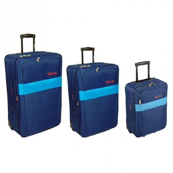 Комплект чемоданов Skyflite Domino Blue (S/M/L) 3шт (923955)