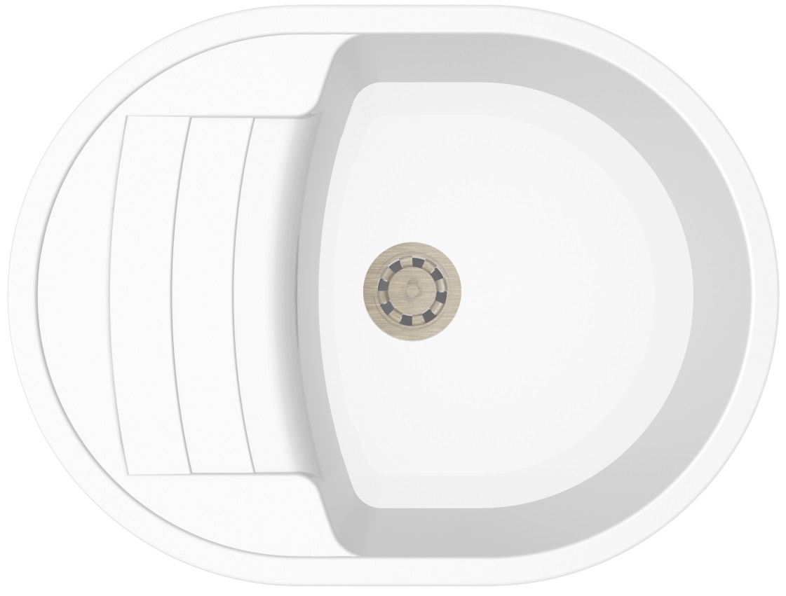 Кухонная мойка Idis Cappa White 9003