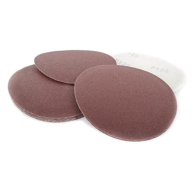 Круг наждачный самоклеющийся Intertool 125мм, бумага класс E, 220 г/м2, К120, уп. 10ед (BT-0562)