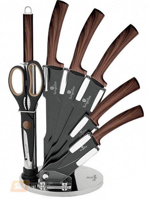 Набор ножей Berlinger Haus Forest Line 8 предметов алмазное покрытие (BH-2285)