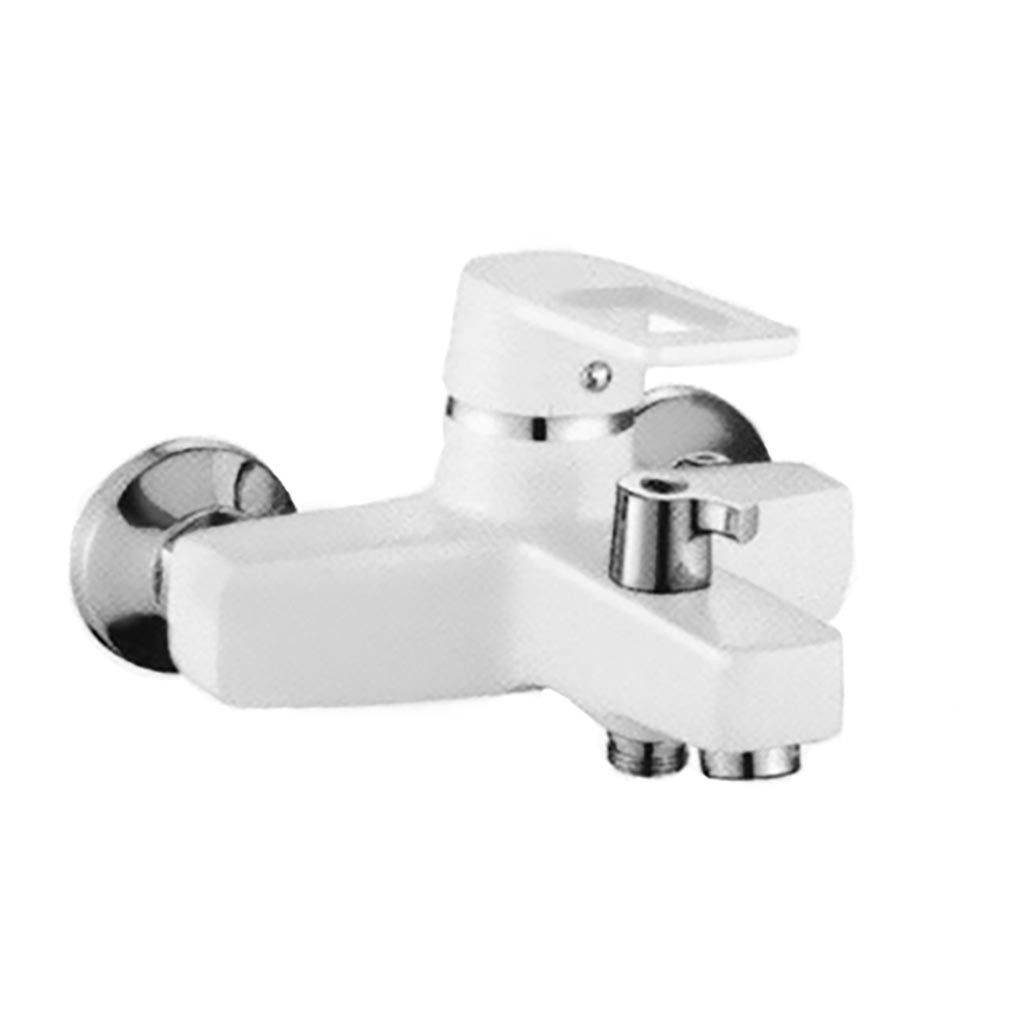 Смеситель для ванны ZERIX Z3030-7 белый (ZX0232)