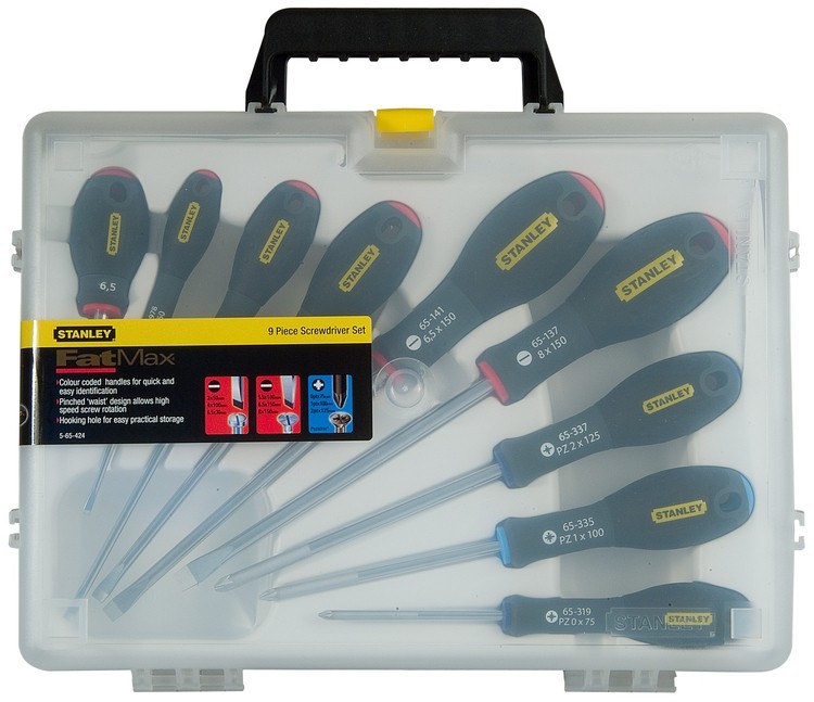 Набор отверток Stanley FatMax: SL, PH и PZ, 12 шт (0-65-426)