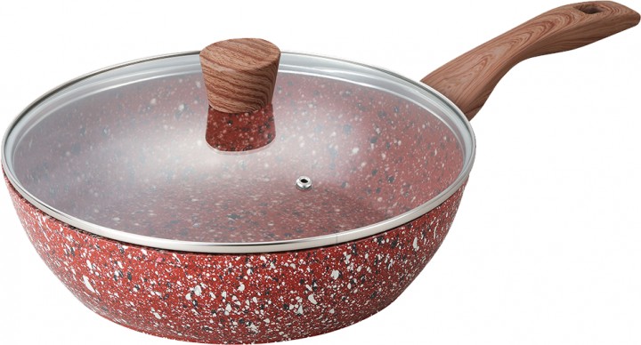 Сковорода Maxmark 24 х 5.5 см с гранитным покрытием (MK-FP5024G)