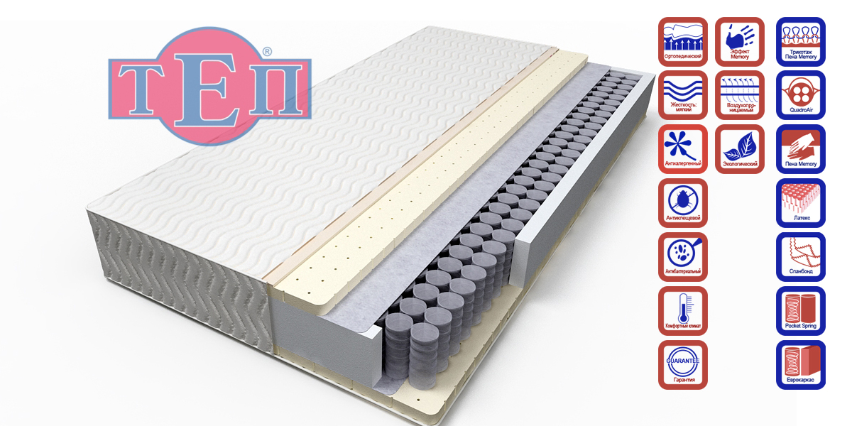 Матрас ТЕП HOMELY Late 180х200 см