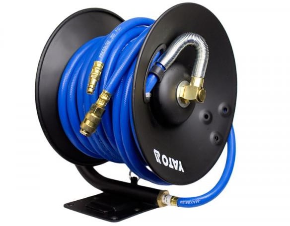Шланг пневматический ПВХ на бобине Yato 10 мм 15 м давление 20 Bar (YT-24240)