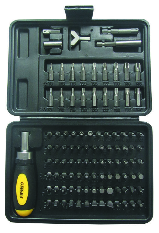 Отвертка Sigma с реверсом + биты 101шт CrV (кейс) (4002501)