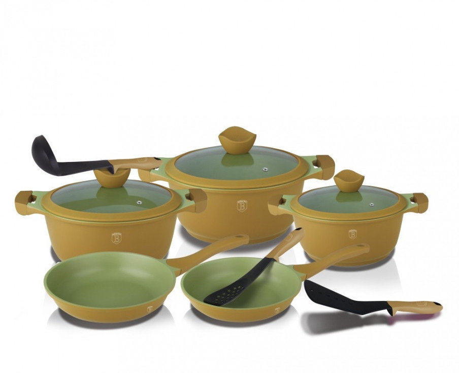 Набор посуды Berlinger Haus Оlive Line 11 предметов (BH-1380)