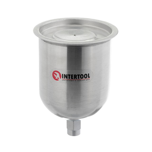 Бачок металлический с внутренней резьбой М16х1.5, 600мл Intertool (PT-1906)