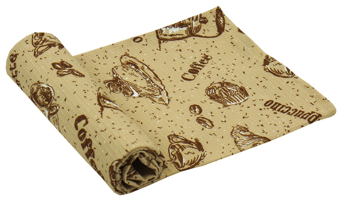 Полотенце вафельное Руно 45x80 см (202.15_Круасани)