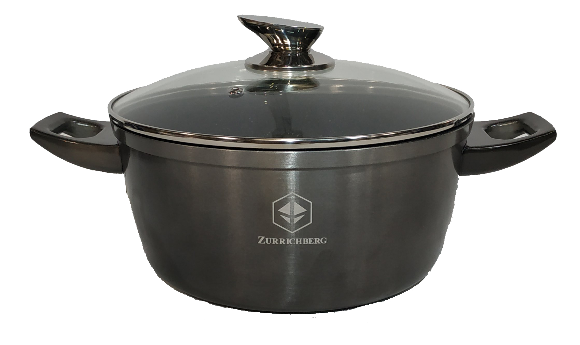 Кастрюля Zurrichberg 30х13.5 см 9.5 л (ZBP-7128 Gray)