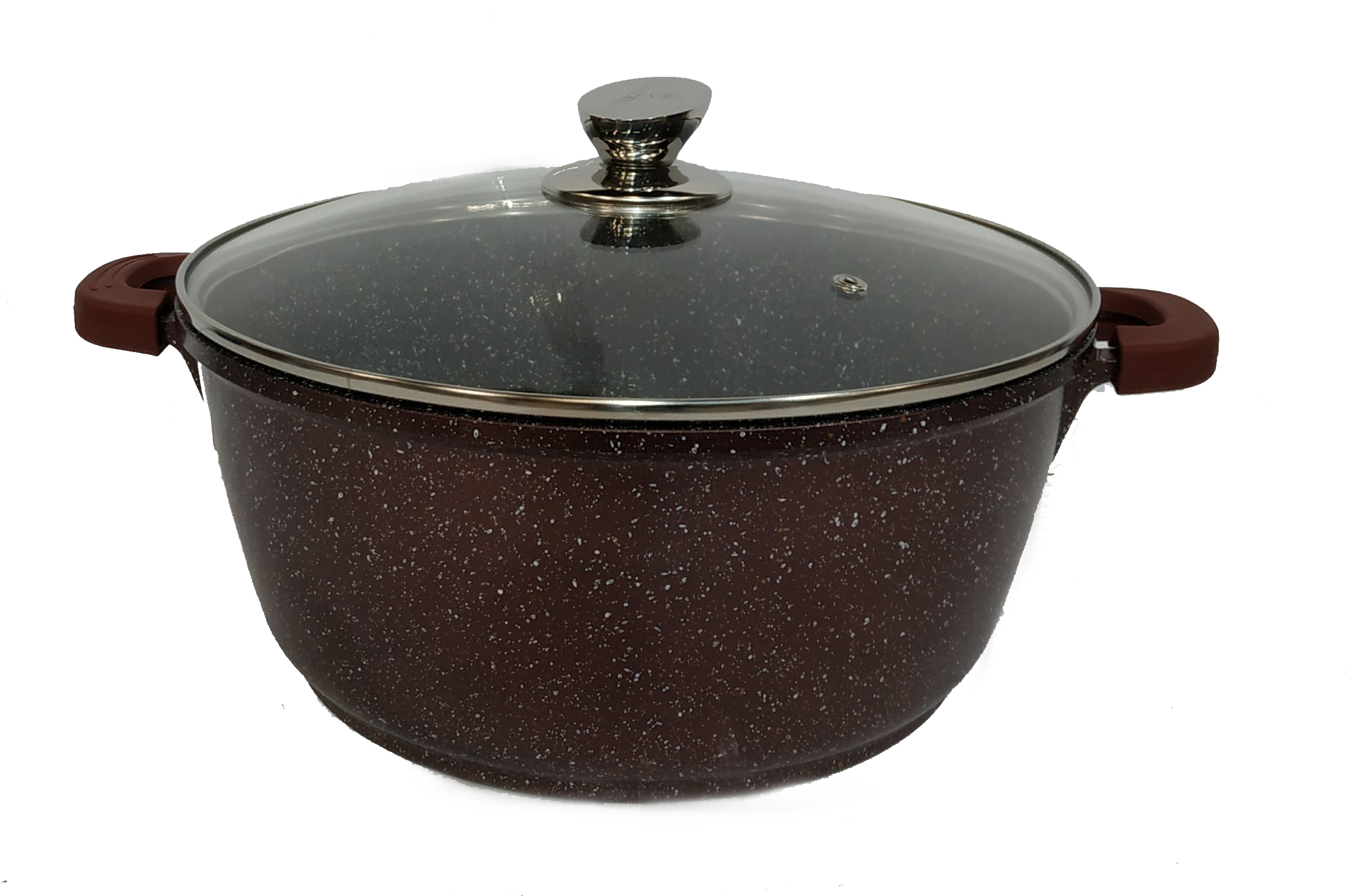 Кастрюля с мраморным покрытием Zurrichberg 28х12 см (ZBP-7095 Burgundy)