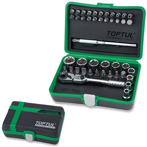 Набор инструмента Toptul 1/4" 41 еденица 12-граней (GADW4502)