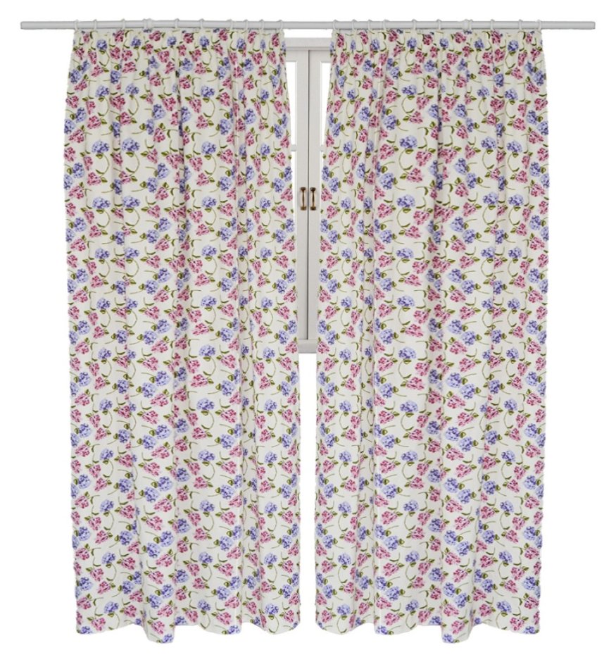 Штора Прованс by Andre Tan Садовые цветы 145х250 см 1шт (.000226)