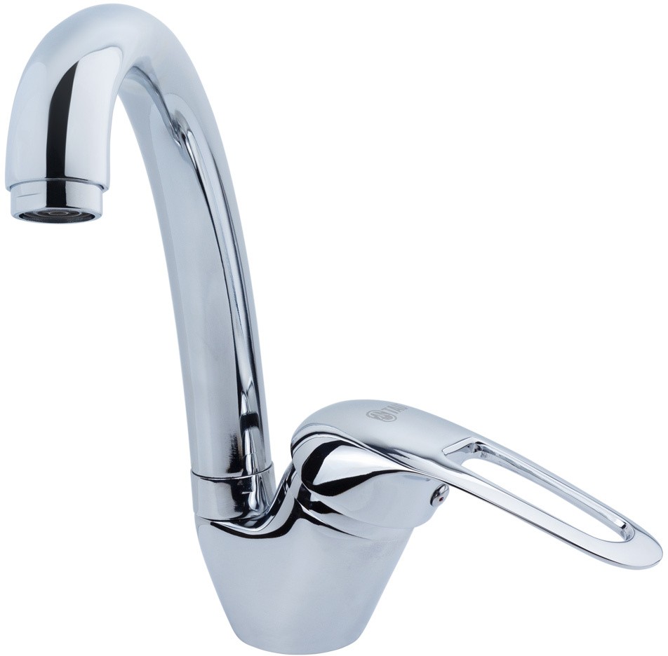 Смеситель для кухни Tau SF D40 гусак ухо на гайке (SF-4B139C)