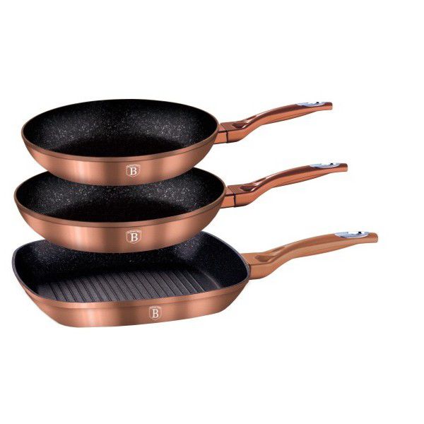 Набор сковород Berlinger Haus Cream Metallic Line (BH-1284)