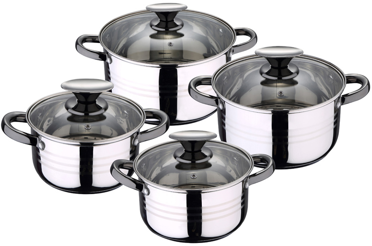 Набор кастрюль Renberg 8 предметов (RB-2330)