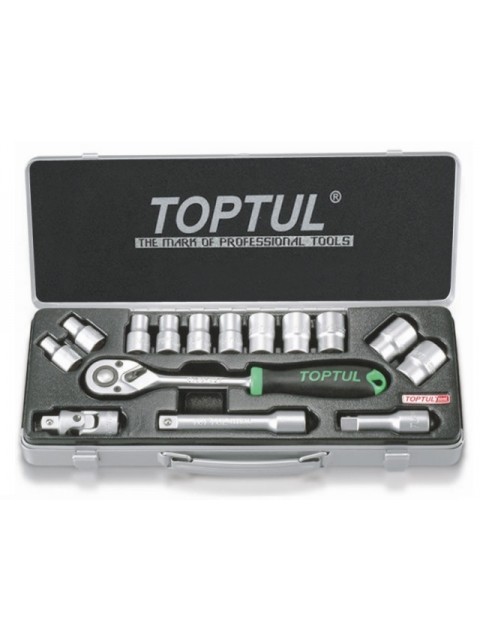 Набор инструмента Toptul 1/2" 15ед. 12 граней (GCAD1504)
