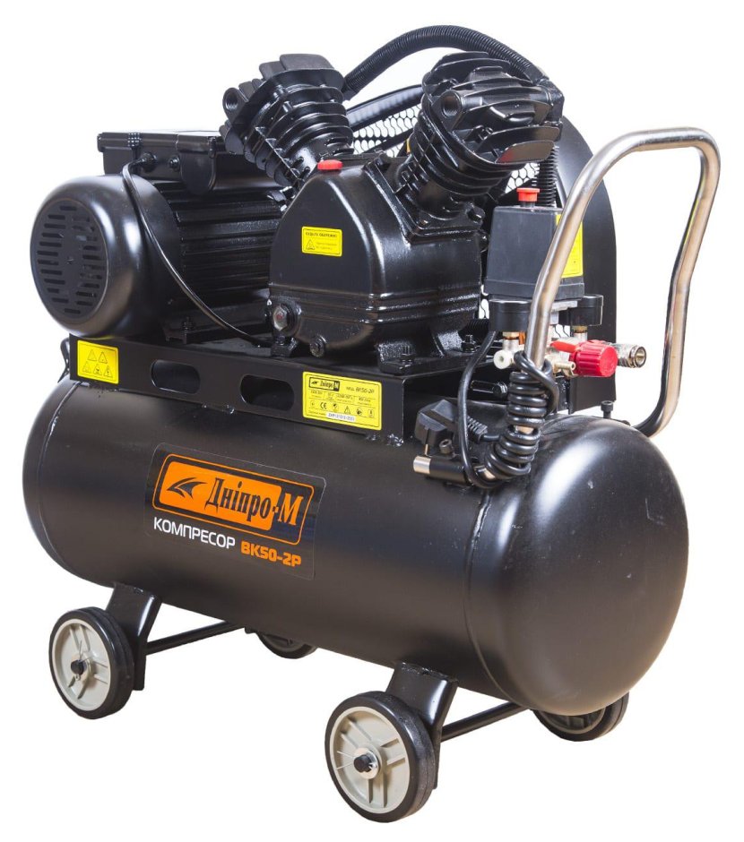 Компрессор Дніпро-М ВК50-2Р 2.2кВт 50л 400л/мин 8бар 220В (70594000)