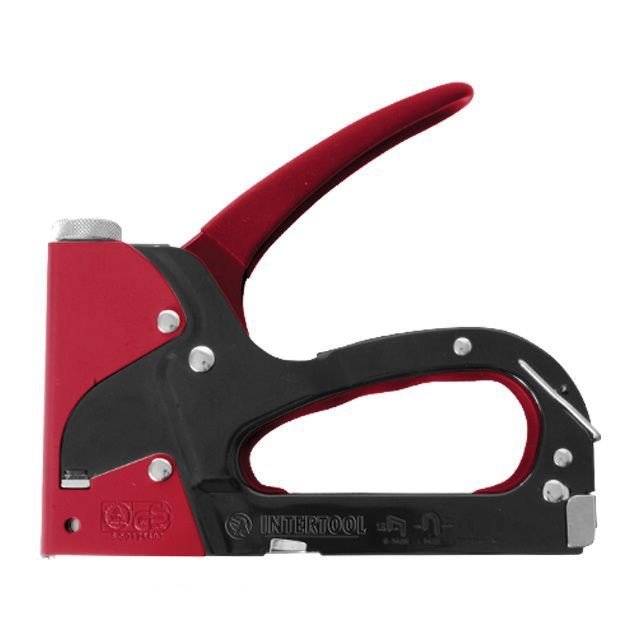 Механический скобозабивной пистолет Intertool 4в1 под скобу 11.3*1.20*4-14мм (RT-0202)