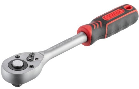 Рукоятка с храповым механизмом Intertool 45 зубов 1/2'' Проф CrV (HT-2119)