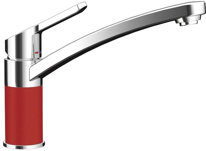 Кухонный смеситель Schock SC90 Rouge-81 хром/розовый (59800081)