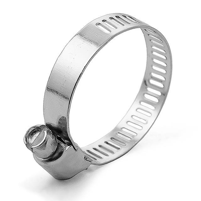 Хомут стальной Intertool оцинкованный 8мм D 18-32мм (TC-0018)