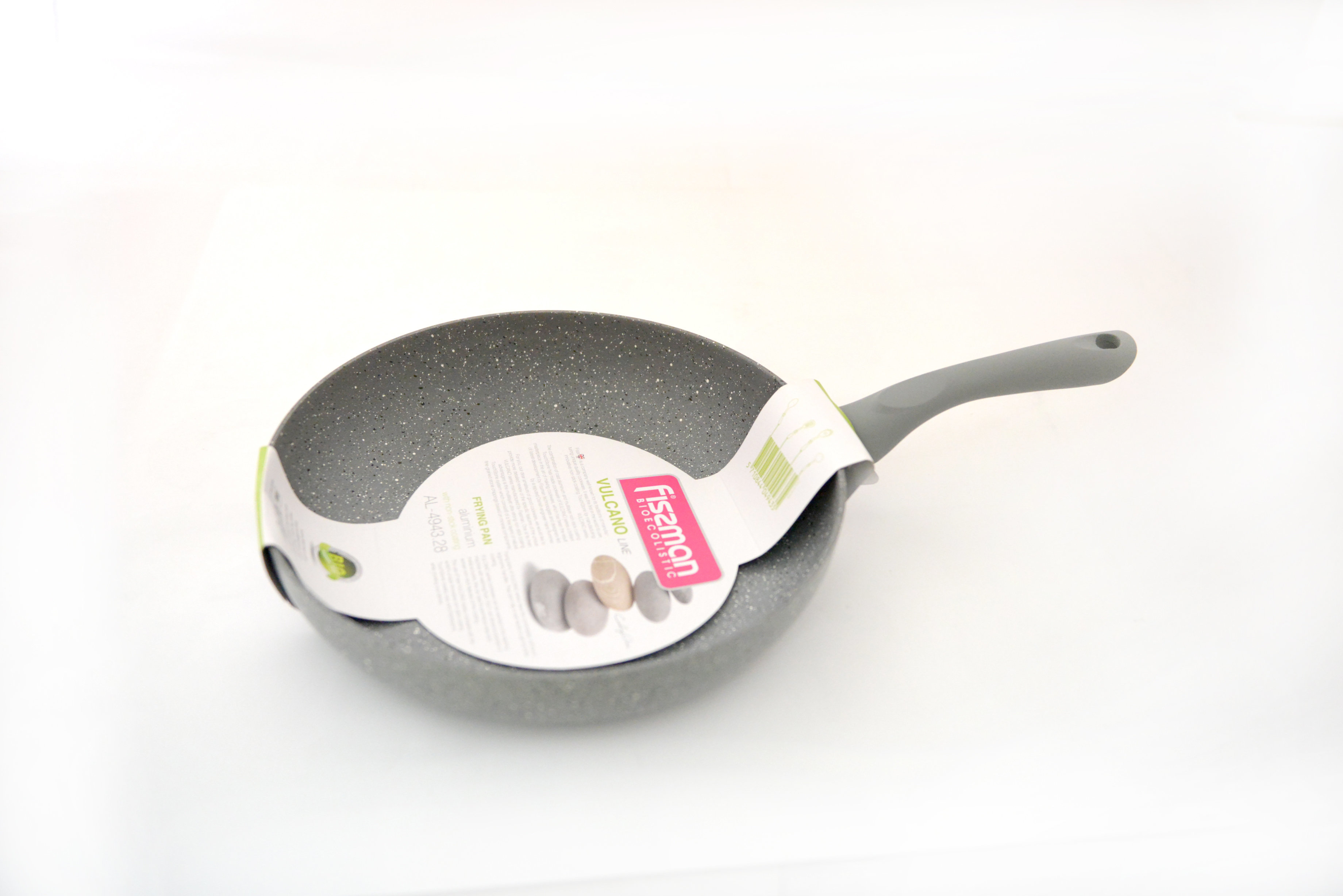 Сковородка VULCANO 28 см с каменным антипригарным покрытием индукционное дно (AL-4943.28)