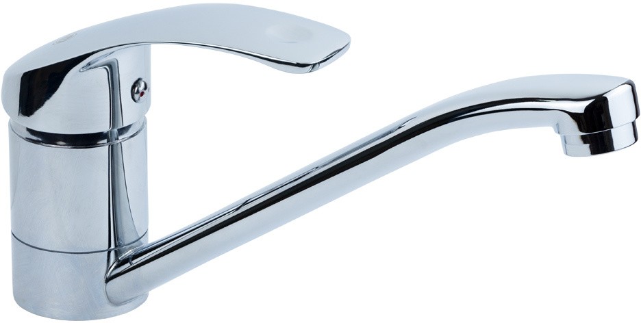 Смеситель для кухни Tau SL D40 гусак прямой 250 мм на гайке (SL-1B243C)