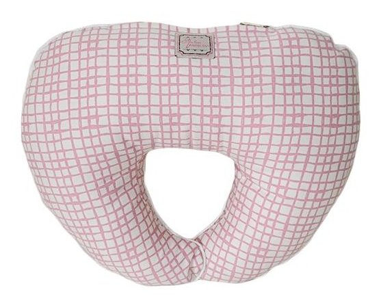 Подушка дорожная Прованс by Andre Tan 36х30 см Розовая клетка (.000188)
