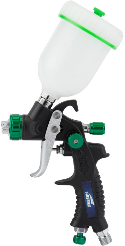 Краскораспылитель Refine HVLP 0.8мм 60-170л/мин 1.5-2бар в/б 100мл (пласт) (6812311)